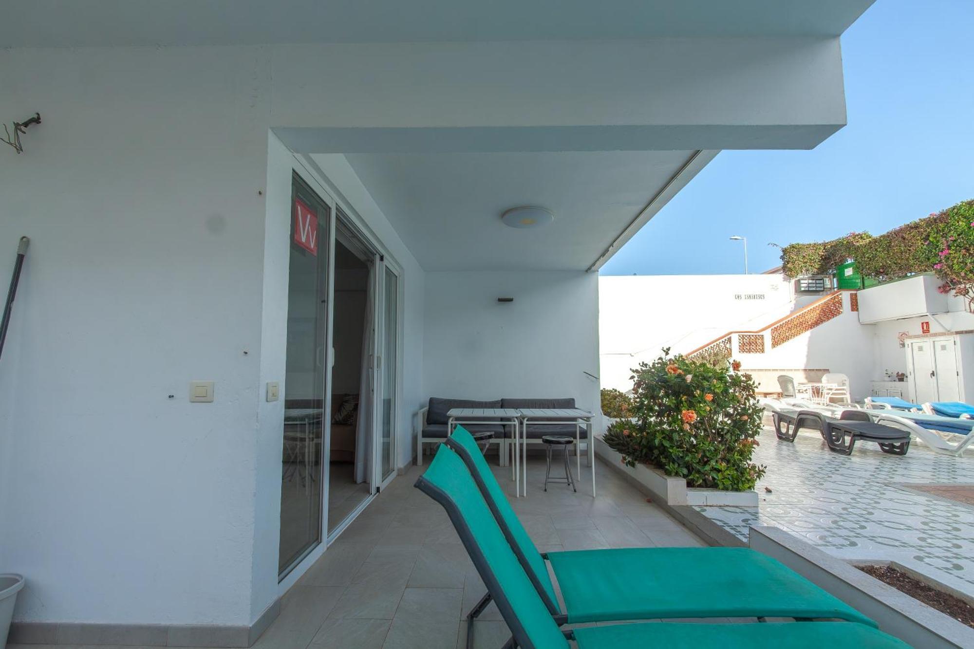 Apartamento Con Terraza Y Piscina En Playa Del Ing Playa del Ingles  Exterior foto
